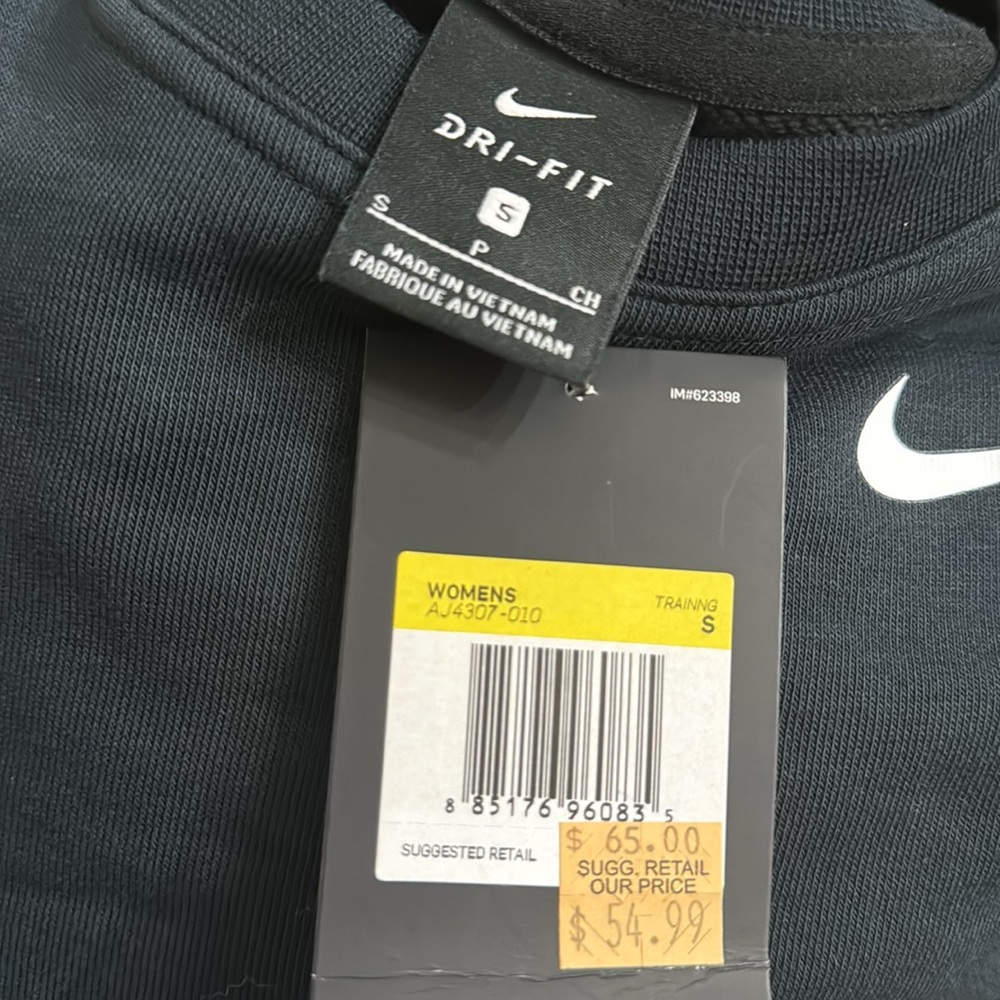 Nike Women's Dry Long Versa Vented Hem crewneck size small - Picture 6 of 6